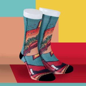 Kaos Kaki Pria Printing Tigrus